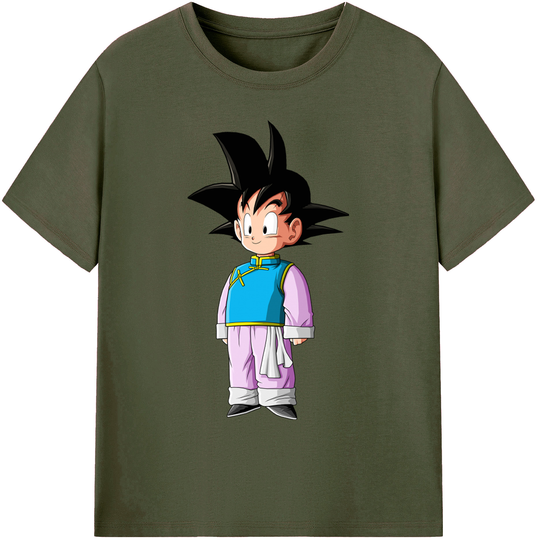 （画像用） ドラゴンボール 孫悟空（そん ごくう）Son Goku カカロット DRAGON BALL Kakarotto 綿100％ メンズ半袖Tシャツ｜肌触りやわらか＆通気性